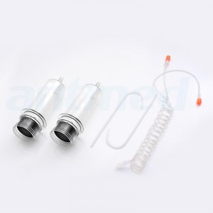 CT Syringe សម្រាប់ Bayer Medrad MCT Plus, Vistron CT, Envision CT, Stellant, Imaxeon Salient CT Injectors