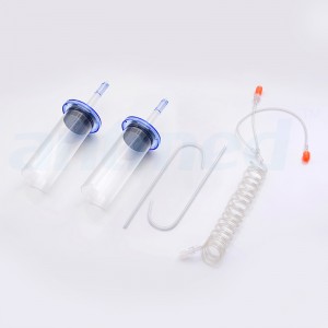 CT Syringe For Guerbet Mallinckrodt Liebel-Flarsheim CT 9000 & CT 9000 ADV, OPTIVANTAGE Dual Head CT Injectors