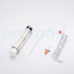 CT Syringe For Nemoto Smart Shot Alpha A-25 & A-60, Dual Shot Power Injectors